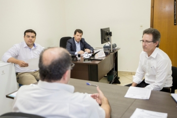 Comissão de Finanças é composta por Misael Junior, Mazutti e Romulo Quintino (esq. para dir.)