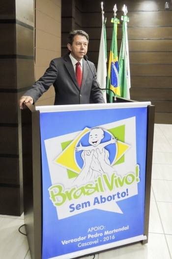 Martendal se manifestou em defesa da vida