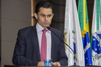 Marcio Pacheco fez um discurso durante a sessão desta segunda-feira