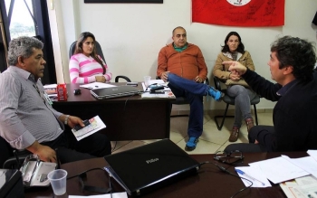 Paulo Porto em reunião com conselheiros tutelares de Cascavel