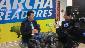 Romulo Quintino falou em nome da União dos Vereadores do Brasil