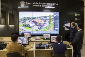 Monitoramento das escolas e Cmeis será feito na Central da Guarda Patrimonial, mas câmeras ainda não foram instaladas|