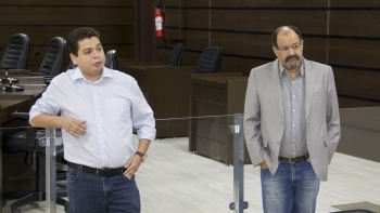 Galavoti e Gugu Bueno: preocupação em aperfeiçoar os servidores|Flávio Ulsenheimer/CMC