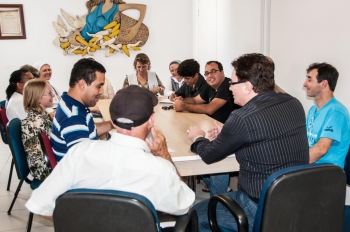 O vereador Vanderlei do Conselho articulou a reunião com o secretário Valdecir Nath