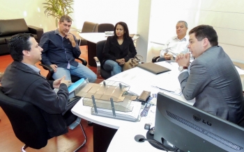 Reunião aconteceu no gabinete de Gugu Bueno