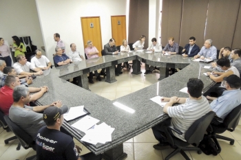 Reunião aconteceu na antessala do Plenário