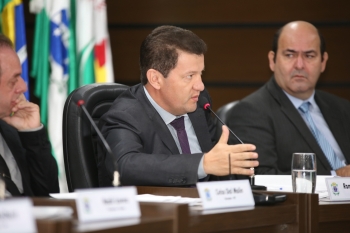 Líder do governo, vereador Romulo Quintino (PSL) defende a aprovação do projeto enviado pelo Executivo