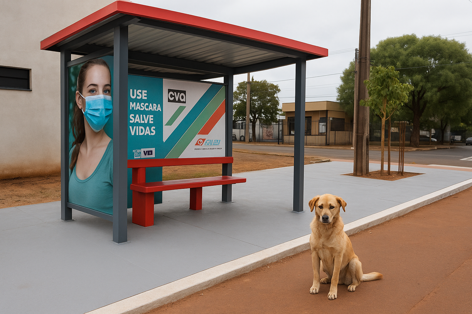 Vereadores querem oferecer um apoio aos tutores sem comprometer a estética dos pontos de ônibus