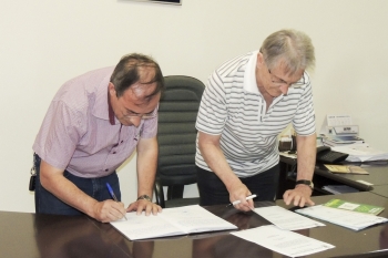 Pedrinho Silvério foi empossado na manhã desta quinta-feira|