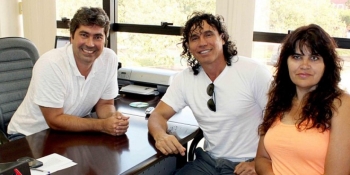 O vereador Paulo Porto, Salete Sirino e seu marido, Talício Sirino