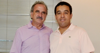 Renato Silva e o vereador Vanderlei do Conselho