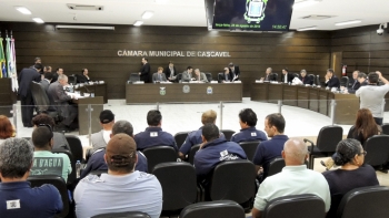 Guardas patrimoniais querem mudanças no projeto de lei|Vereador Cláudio Gaiteiro, líder do Governo na Câmara