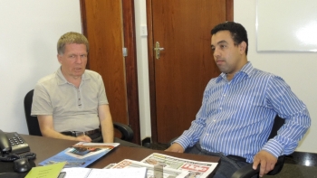 O biólogo Augusto e o vereador Vanderlei: curso no dia 24 deste mês