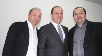 Jaime Vasatta e João Paulo com o ministro Ricardo Barros