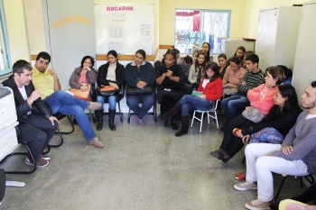Porto reuniu-se com equipe do CMEI inaugurado em março deste ano