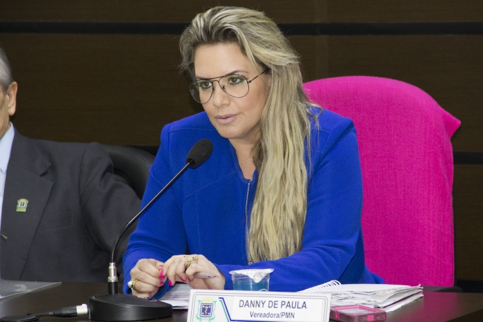 ​Vereadora Danny de Paula, autora do projeto