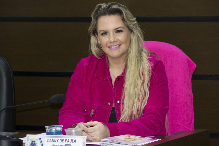 A vereadora suplente, Danny de Paula