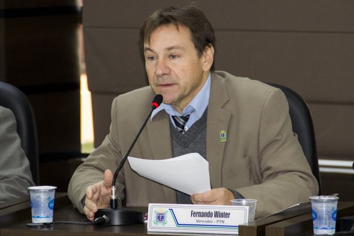 Fernando Winter apresentou ofício com a descrição do maquinário|