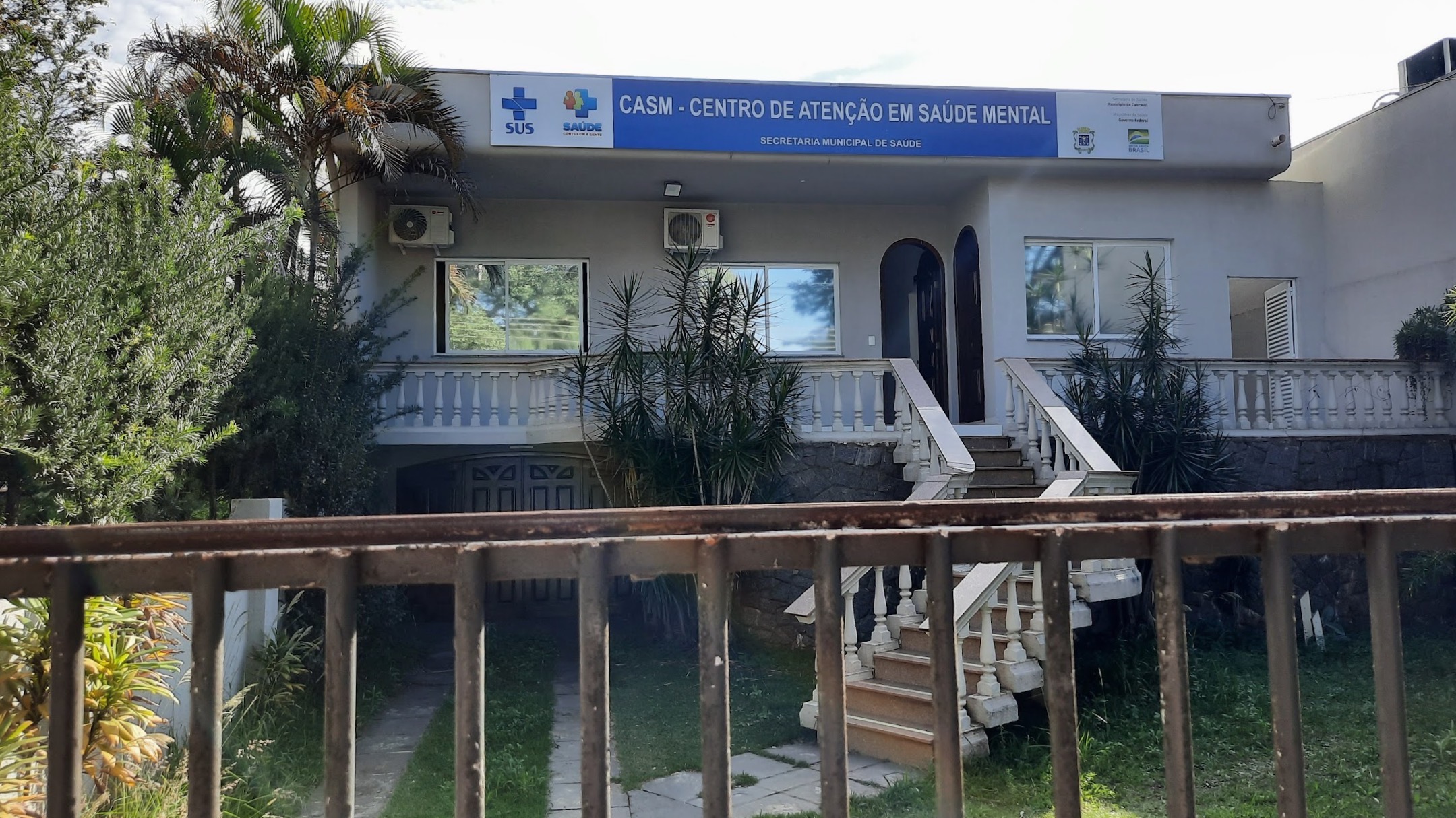 Fachada do Centro de Atendimento à Saúde Mental em Cascavel