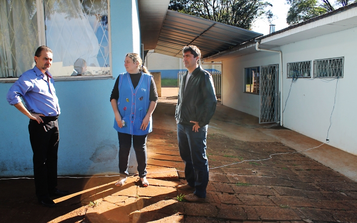 Ao lado da estrutura antiga do Peter Pan está sendo construída nova unidade que abrigará o CMEI Anita Botelho|