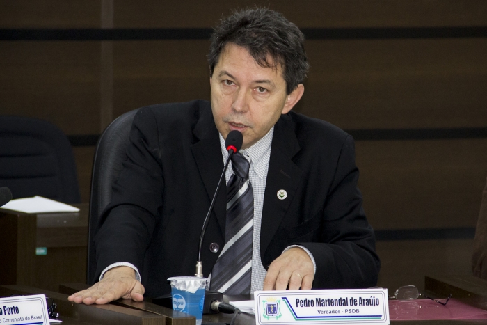 Vereador Pedro Martendal (PSDB), é o autor da proposta