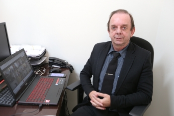 Celso Dal Molin durante sessão remota da Câmara na semana passada