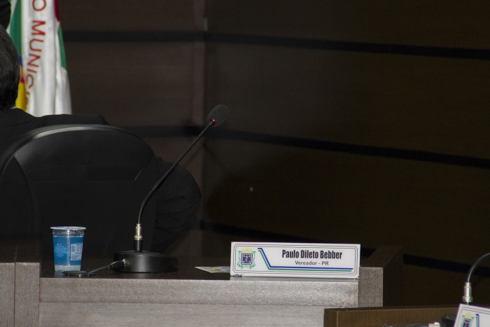 O vereador Paulo Bebber não esteve presente na sessão desta segunda-feira