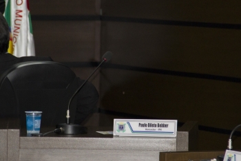 O vereador Paulo Bebber não esteve presente na sessão desta segunda-feira