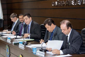 Vereadores que integram a Mesa Diretora da Câmara de Cascavel