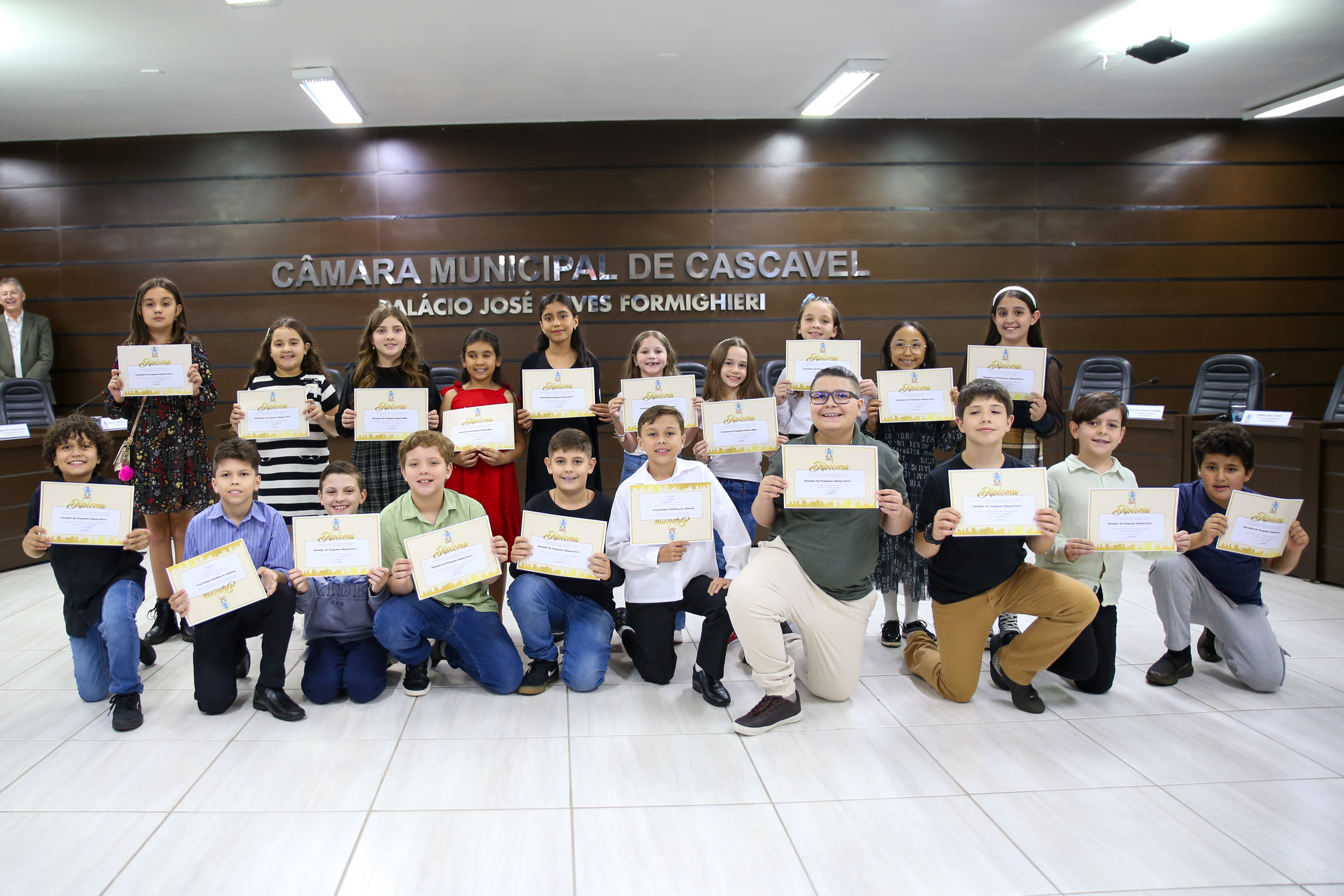Vereadores da 3ª Legislatura do Programa Câmara Mirim