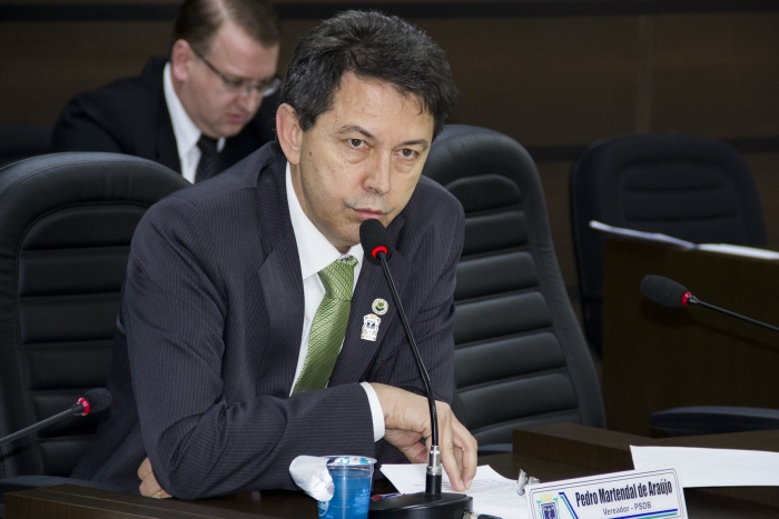 Vereador Pedro Martendal (PSDB), é o autor do projeto