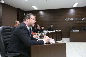 Vereador Rafael Brugnerotto destaca atuação do Consamu ao defender projeto