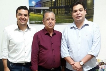 Pastor Maia com Misael Júnior e Gugu Bueno
