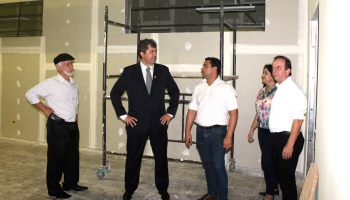 Vereadores vistoriaram o espaço nesta terça-feira