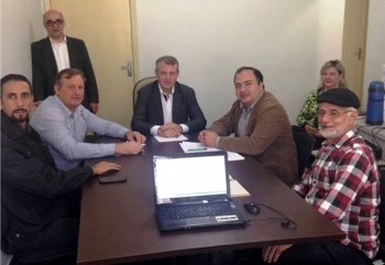 Vereadores estiveram hoje com Darci Tirelli, do Cisop|Encontro ontem foi com o secretário Reginaldo Andrade