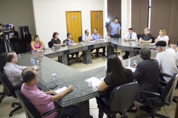 Reunião aconteceu na antessala do Plenário